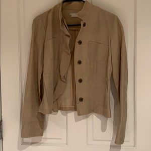 To The Max gold linen jacket